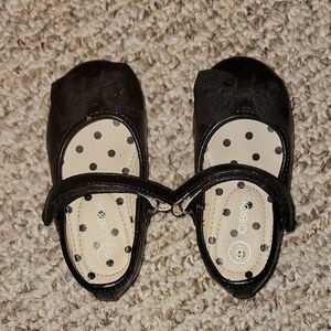 Cherokee Black Dress Shoes for Toddlers Size 6